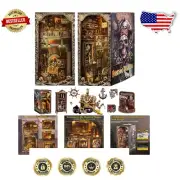 Unique Pirate Ship DIY Book Nook for Adults - Ideal Christmas Gift with LEDs