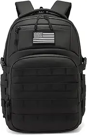 Wotony Military tactical backpack, backpack for men black tactical backpack small tactical backpack assault bag