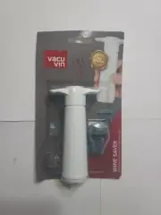 Vacu Vin Wine Saver ~ Vacuum Pump With Wine Stopper ~ NEW