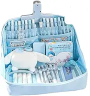 Pencil Case Pen Bag Storage Bag for Pouch Stationery Students Office Women Storage Case, Multi-Compartment Pencil Bag (Blue)
