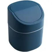 Modern Desk Waste Bin Basket with Lids Small Trash Can Office