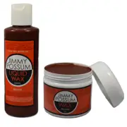 Jimmy Possum Furniture Wax BROWN Combo Pack 250gr Paste Wax & 250ml Liquid Wax