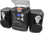 Lenoxx Hi-Fi Stereo System with Multi CD Player, Dual Cassette Tape and