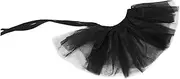 [LIFKOME] Mesh Fake Collar Halloween Decoration Clown Costumes Costume Halloween Loonette The Clown Costume Ruffle Choker Neck Ruffle Victorian Retro Mesh Neck Ruff Clown Accessories White