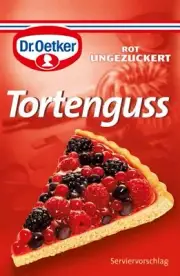 Dr.Oetker Tortenguss Red Unsweetened Simply Zuzubereiten 36g 12erPack