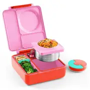 OmieBox Hot & Cold Bento Box Pink Berry