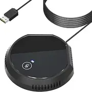 zolyet Desktop USB Conference Microphone 360° Omnidirectional Condenser Plug & Play PC Computer Mic -Sensor Buttons Mute Function Compatible with Windows for PC Laptop Video Conference USB& Button