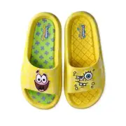 Ground Up Sponge Bob Patrick Mens Slides Size 9 Sponge Bob Square Pants Yellow