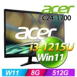 KYLE電腦 ACER C24-1700(I3-1215U/8G/512G SSD/W11)