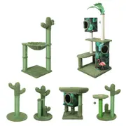 Pawz Cactus Cat Trees Towers Scratching Post New Scratcher Furniture Large Green