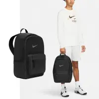 在飛比找momo購物網優惠-【NIKE 耐吉】包包 Heritage 男女款 黑 灰 後