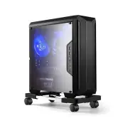 Hmseng Computer Tower StandHmseng Adjustable Mobile CPU Stand with 4 Rolling ...