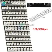 1-10PCS WS2812 5050 8-Bit RGB LED Lamp Panel Black Board LED Module for Arduino