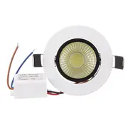 Dimmable Cob Led Recessed Ceiling Lamp Fixture Down Light 110V