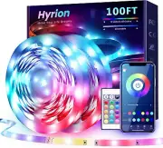 100 Ft Bluetooth LED Strip Lights,Music Sync Color Changing Lights Strip