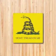 DONT TREAD ON ME 3'X3' VINYL BANNER