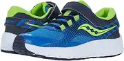 [Saucony] Boy's Velocer A/C (Little Kid/Big Kid) Blue/Green 5.5 Big Kid M