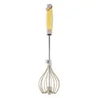 Stainless Steel Semi Automatic Whisk,Rotating Automatic Eggbeater, Hand3475