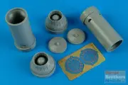 ARS7283 1:72 Aires F-14A Tomcat Exhaust Nozzle Set - Closed (HBS kit)
