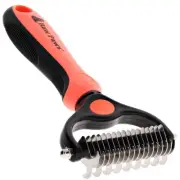 Undercoat Rake & Dematting Tool - Pet Grooming Comb for Shedding, Matted Fur,...