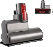 Mini Motorized Tool Brush Head Compatible for Dyson V7 V8 V10 V11 V15 Stick Vacuum Cleaner Mite Removal Suction Head Replace Parts