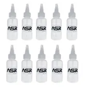 (10 Pack) ASR Outdoor 3oz Plastic Heavy Duty Gold Snifter Bottle with Nozzle
