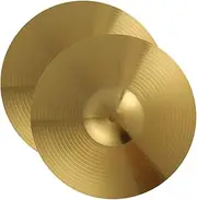 Abaodam 2pcs Set Cymbals Cymbals for Drums Crash Drum Jazz Musical Brass