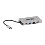 Eaton U442-DOCK6-GY EATON TRIPP LITE SERIES USB-C DOCK, DUAL DISPLAY - 4K HDMI,