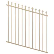 ProtectorAl 0350-1200W x 1200H Primrose Spear Top Pool Fence Panel Raked Up to 15º