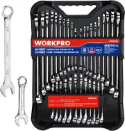WORKPRO 32-Piece SAE & Metric Combination Wrenches Set, 20-Piece Standard Wrench