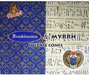 Kamini Incense Cones - Frankincense Myrrh - 120 Cone Bulk Box -