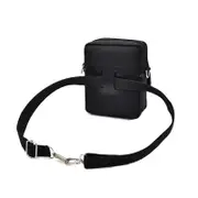 Compact Black Oxford Shoulder Crossbody Backpack With Single Strap For Men