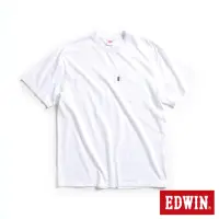 在飛比找momo購物網優惠-【EDWIN】男裝 EDGE口袋短袖T恤(白色)