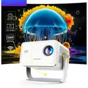 Native 4K Android11 Projector Auto Keystone Focus Air Mouse Wifi6 BT5.2 Portable