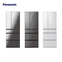 在飛比找PChome24h購物優惠-【Panasonic 國際牌】600公升日本製六門玻璃變頻冰