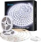 32.8Ft White LED Strip Lights, 6500K Dimmable LED Light Strip with Control Box,