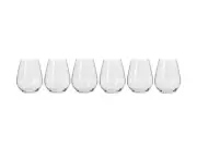 Krosno Harmony Stemless Wine Glass 400ml 6pc