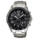 【CASIO 卡西歐】EDIFICE流線三眼時速賽車錶-黑X42MM(EFR-516D-1A7)