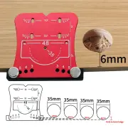 35mm Woodworking Hinge Hole Opener Punch Tool with Punch Locator and Limiting Frame Premium Aluminum Alloy for Quick Pre