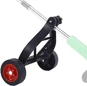 Wacker Wheels for 1/2pcs Weeder Push Back Trimmer Auxiliary Wheel for Lawn Mower | Support Wheels for Weeder Eater Trimmer Adjustable Support Wheels Pair