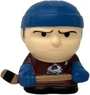 Party Animal NHL Jumbo Squeezymates Colorado Avalanche Nathan MacKinnon Squeezy Figurine, Team Colors, 4" Tall