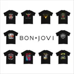 BON JOVI 樂隊音樂 T 恤 BON JOVI 樂隊音樂