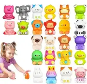 12 Pieces Prefilled Easter Eggs of min-i Stuffed Animal Plush Toys, Easter Basket Stuffers for Kids, plas-tic Eggs Surprise Present for Basket Stuffers Party Favors Egg Hunt for Kids