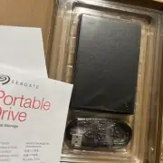 Seagate SRD0NF1 Black 2TB Portable External Hard Drive For PC And Mac