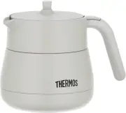 Thermos TTE-450 LGY Vacuum Insulated Teapot with Strainer 450ml Light Gray