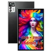 Android 14 Pad 10.1"Tablets 12GB RAM+256GB ROM Google 8Core 8000mAh 1920x1200