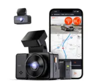 Vantrue Element 2 (E2) Dual Wifi Voice Controlled Front & Rear Dash Camera