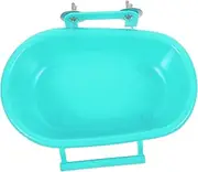 GREENADSCAPE Parrot Plastic Bath Box Reusable Bird Tub for Cage Multi Functional Bird Bathing Accessory for Parakeets and Pet Birds Easy to and Use for Bird