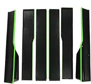New 2.2m Car Side Skirt Extensions Universal Lip Splitters Lip Compatible for Benz W205 W204 W203 W211 W212 W213 W117 C117 W176 CLA A Class(Carbon Fiber Look)