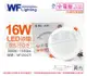 【舞光】LED 16W 3000K 黃光 全電壓 15cm 平板崁燈 (7.9折)